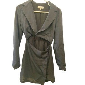 Mable black cutout coat dress small